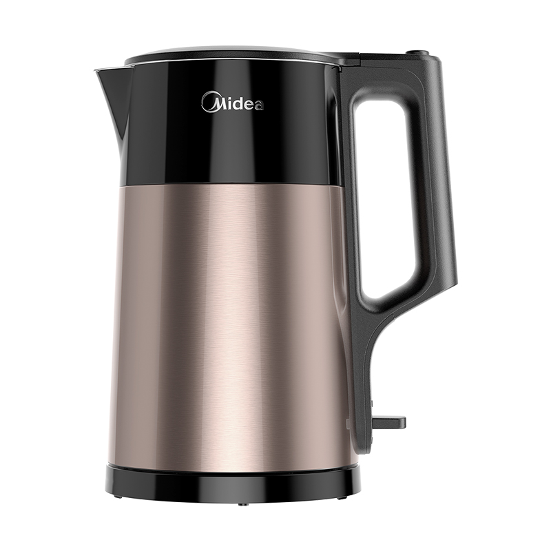 美的（Midea） HJ1710 1.7L 拉丝彩钢外壳 香槟色（单位：台）