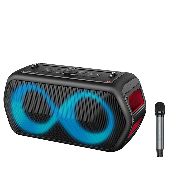 魔声MONSTER 户外蓝牙音箱大功率重低音炮配单话筒MS22132（单位：台） 黑色