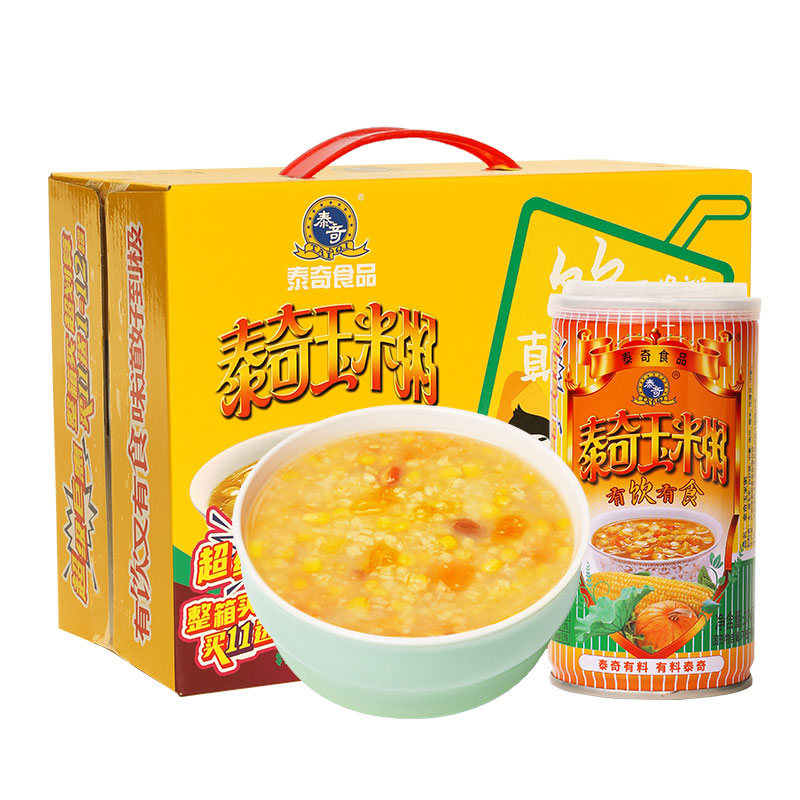泰奇玉米粥370g*12（单位：提） 黄色