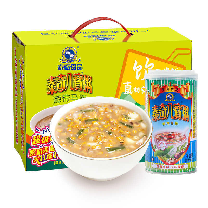 泰奇海带马蹄粥370g*12（单位：提） 香槟黄