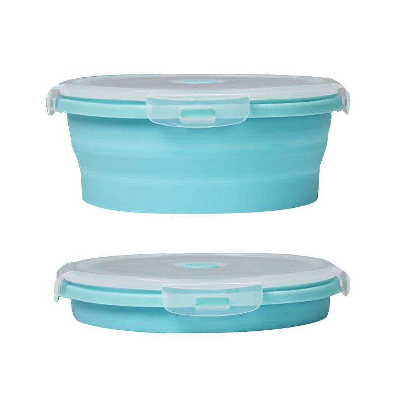 栢士德（BYSTON）折叠保鲜碗套装BST-171 800ml*2单位（套） 天蓝色