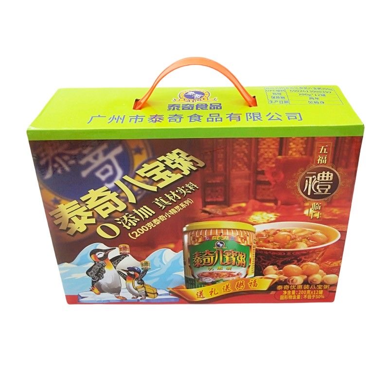 泰奇小精灵红豆香沙200g*12 单位：提 红色