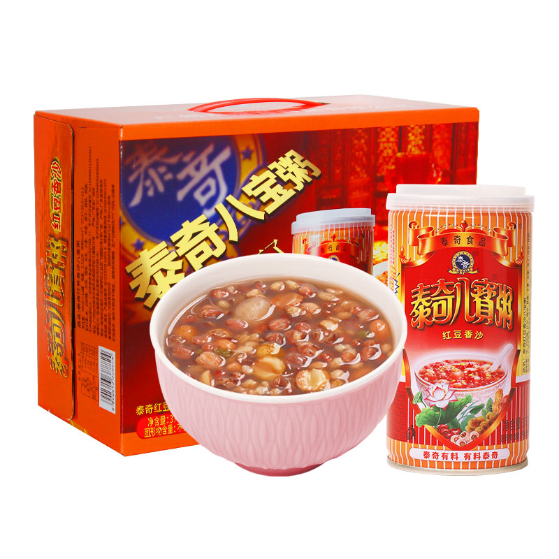 泰奇红豆香沙八宝粥370g*12（单位：提） 莓果色