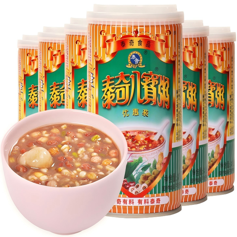 泰奇八宝粥优惠装370g*6瓶/组（单位：组） 黄色