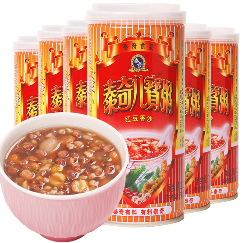 泰奇红豆香沙八宝粥370g*6（单位：组） 红色