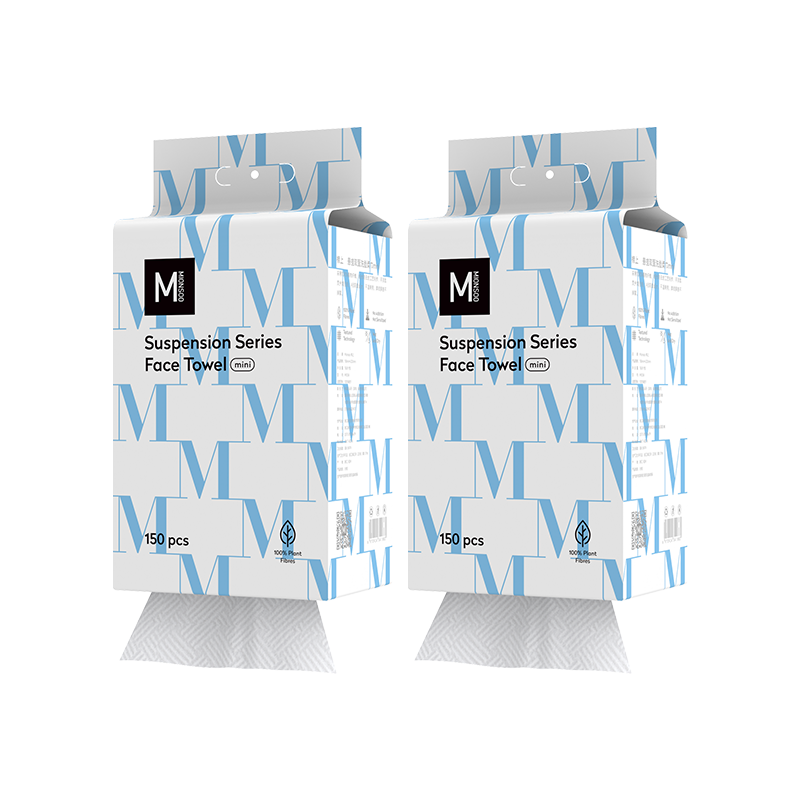 棉上 &middot;悬挂双面洗脸巾mini（软包） M1034   白色 2提（单位：提）