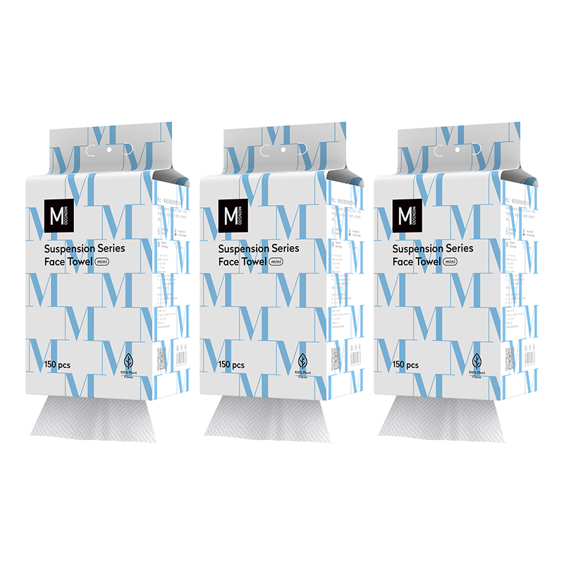 棉上 &middot;悬挂双面洗脸巾mini（软包） M1034   白色 3提（单位：提）