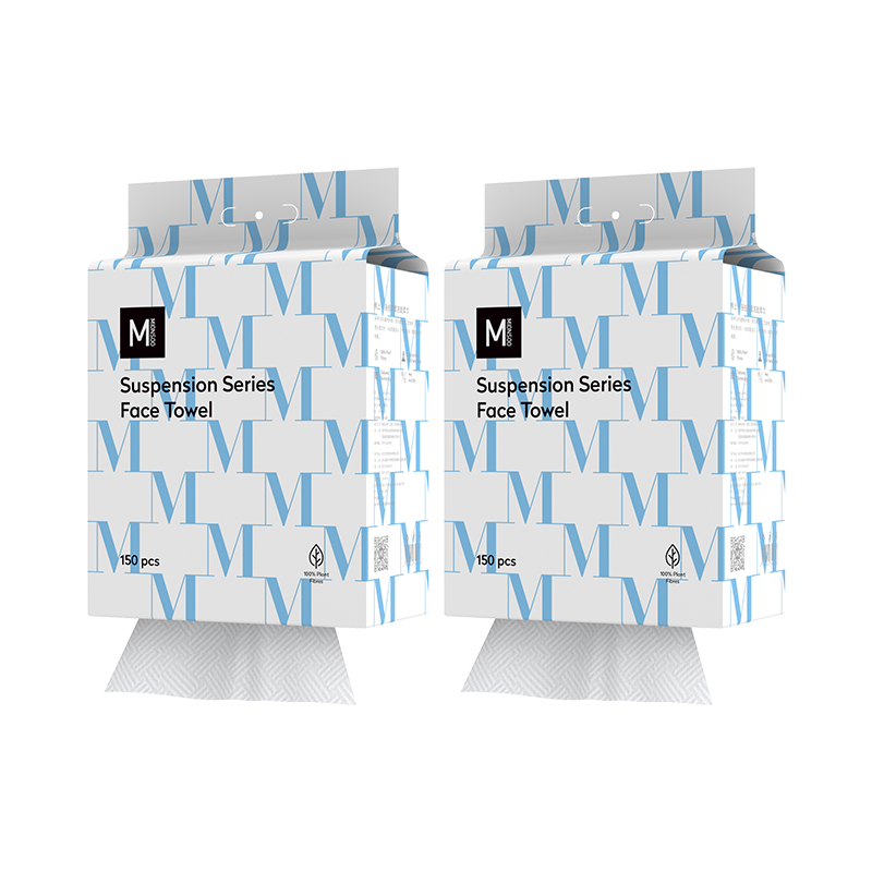 棉上 &middot;悬挂双面洗脸巾（软包） M1033   白色 2提（单位：提）