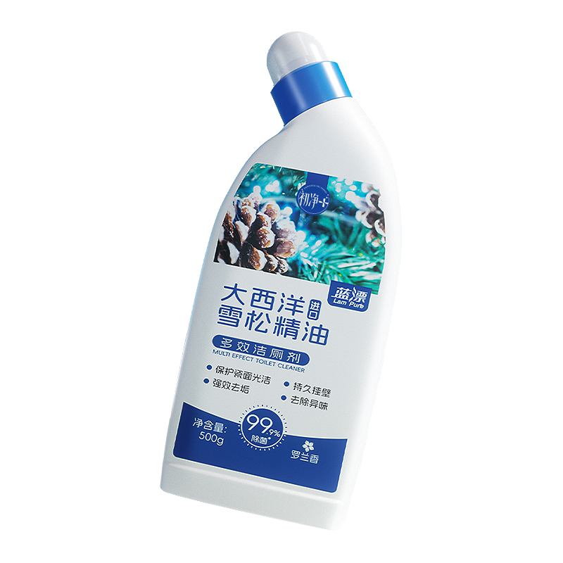 蓝漂（Lam pure）多效洁厕剂500g/1瓶 蓝色