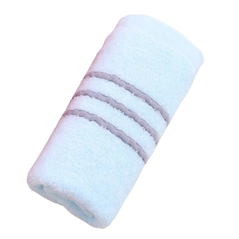 罗曼罗兰（ROMROL）舒适全棉毛巾32*72cm（单位：条） 天蓝色