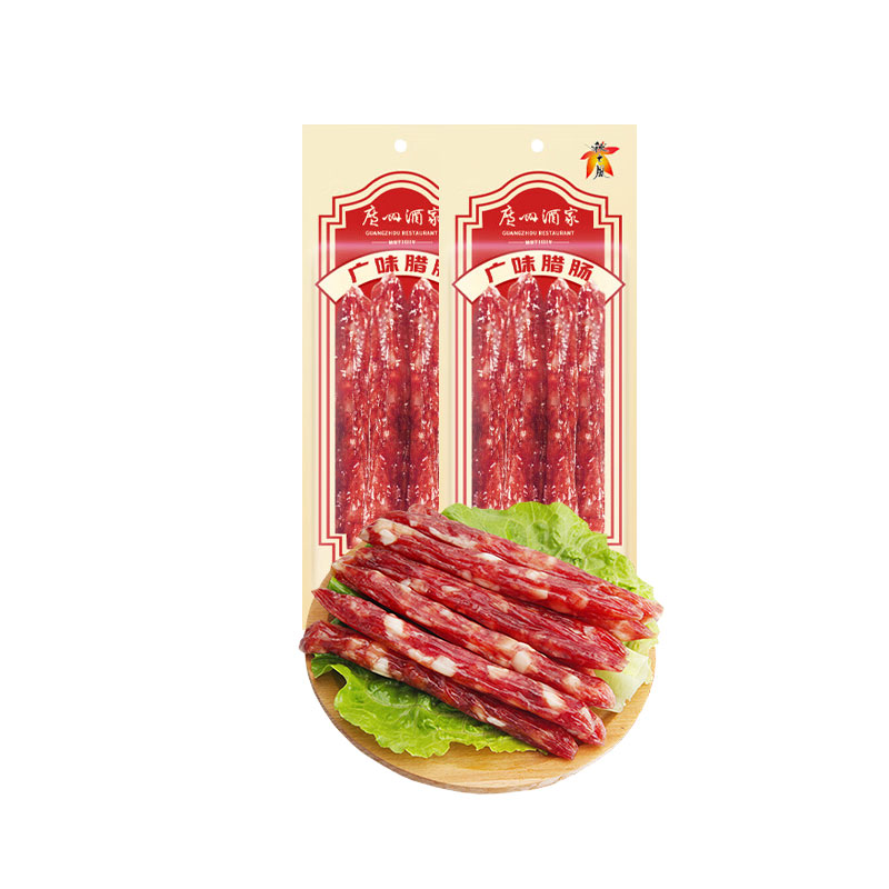 广州酒家 广味腊肠 160g*2袋单位：袋 拿铁色