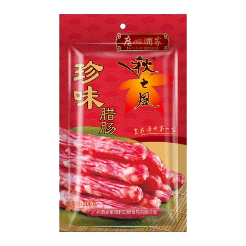 广州酒家 珍味腊肠 300g*2袋单位：袋 拿铁色