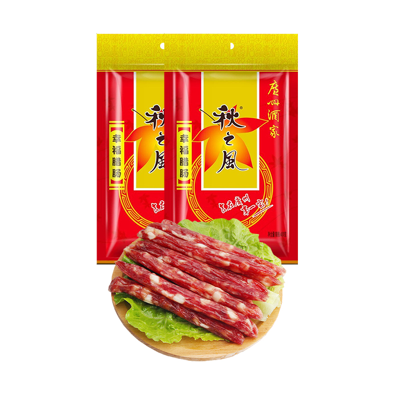 广州酒家 幸福腊肠 400g*2袋单位：袋 拿铁色