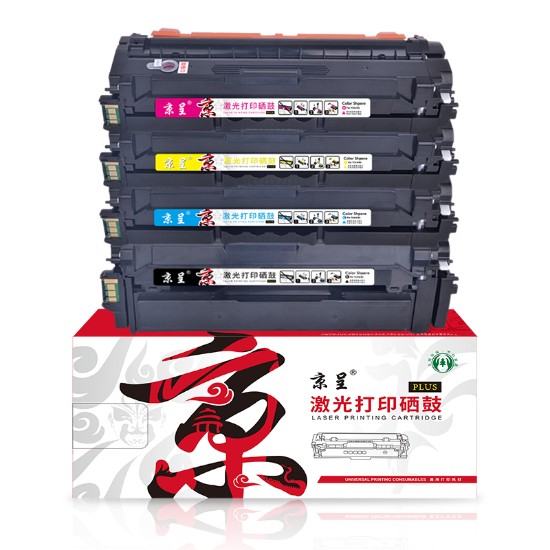 京呈 PLUS TD-7301 粉盒 四色套装 适用立思辰GA3730CDN/GB3731CDN 计价单位：套 混色