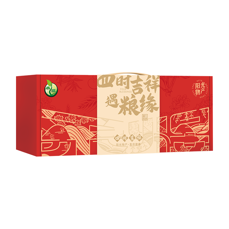 禾煜（HEYU）四时吉祥-杂粮礼盒1.35kg单位：盒 红色 枫叶色