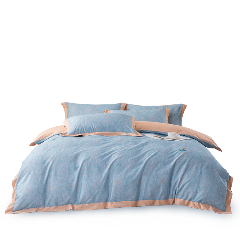 多喜爱(Dohia）-全棉优选套件 蓝调鎏金 114021498580330（单位：套） 混色 203*229cm