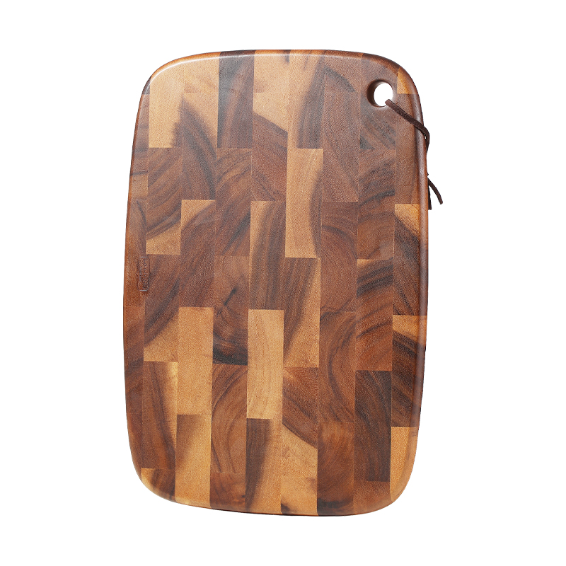 LC LIVING MP197L相思木椭圆挂式菜板大号(30年树龄/皮绳提手）40x28x2cm（单位：个） 褐色