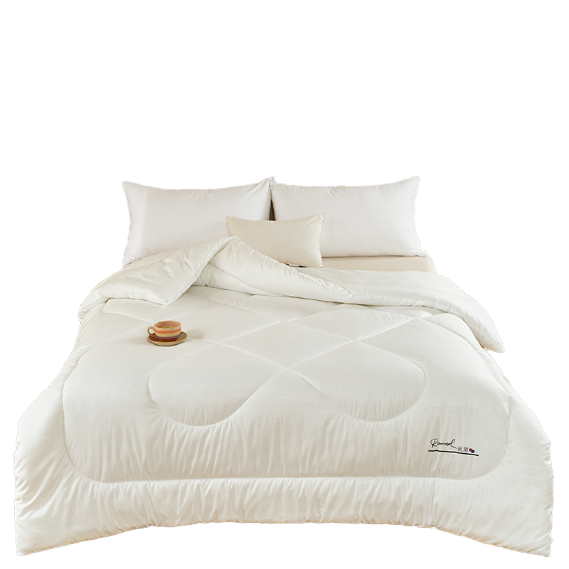 罗曼罗兰（ROMROL）雅仕提花抗菌冬被200*230cm(单位：床) 白色