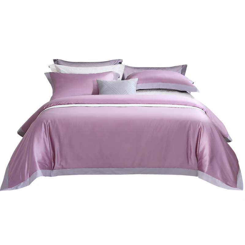 富安娜家纺 【100S长绒棉A类】索西娅(礼盒装) 1.8米床(被套230*229cm)（单位：套） 紫色