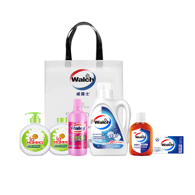威露士洗护清洁套装24ZSW02-BX六件套 （1L+600g+525ml+525ml+170ml+125g） 单位：套 混色