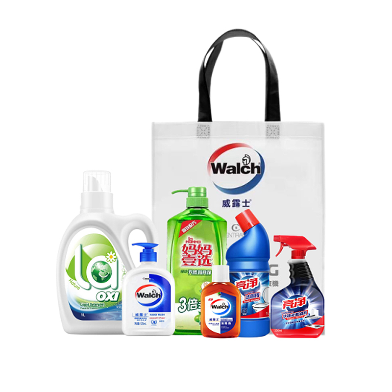 威露士洗护消毒套装24ZSW01六件套（1L+1.28kg+170ml+525ml+1L+350ml）  单位：套 混色