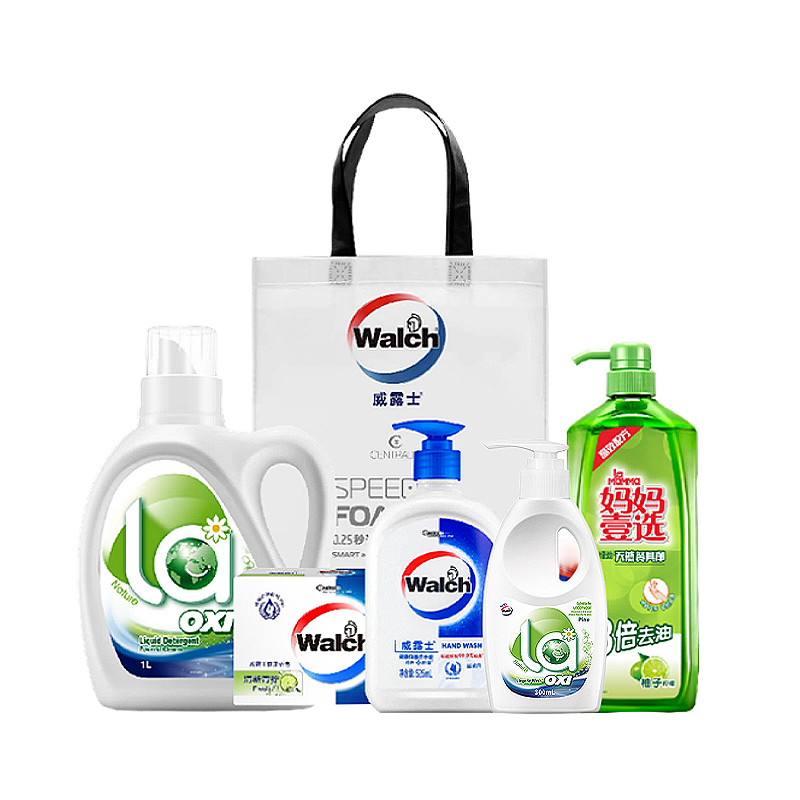威露士健康生活套装ZS02-DB 五件套（1L+1.28kg+300ml+525ml+125g）单位：套 混色