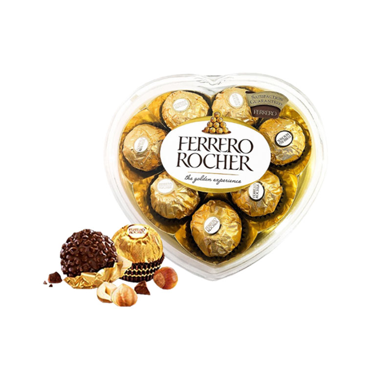 意大利原装进口 费列罗FERRERO Rocher榛果威化糖果巧克力礼盒8粒 100g 单位：盒 拿铁色