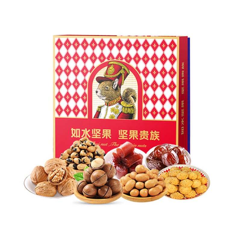 如水欢欢喜喜礼盒760g(单位：盒） 红色