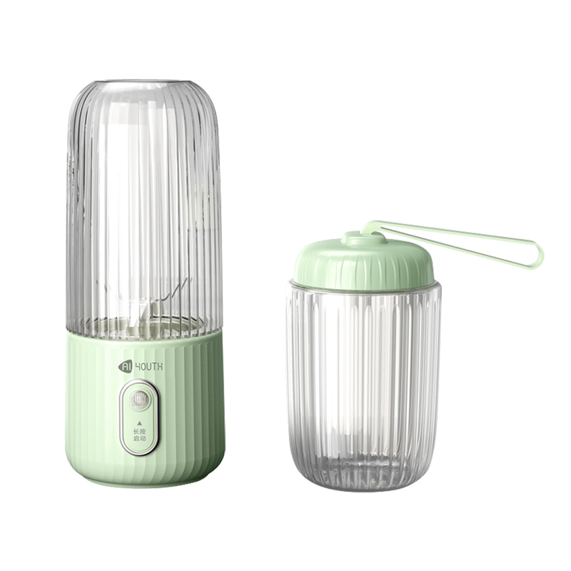 艾青春(AIYOUTH)便携式果汁机 （双杯350ML+280ML）MY-A05（单位：台） 浅杉绿