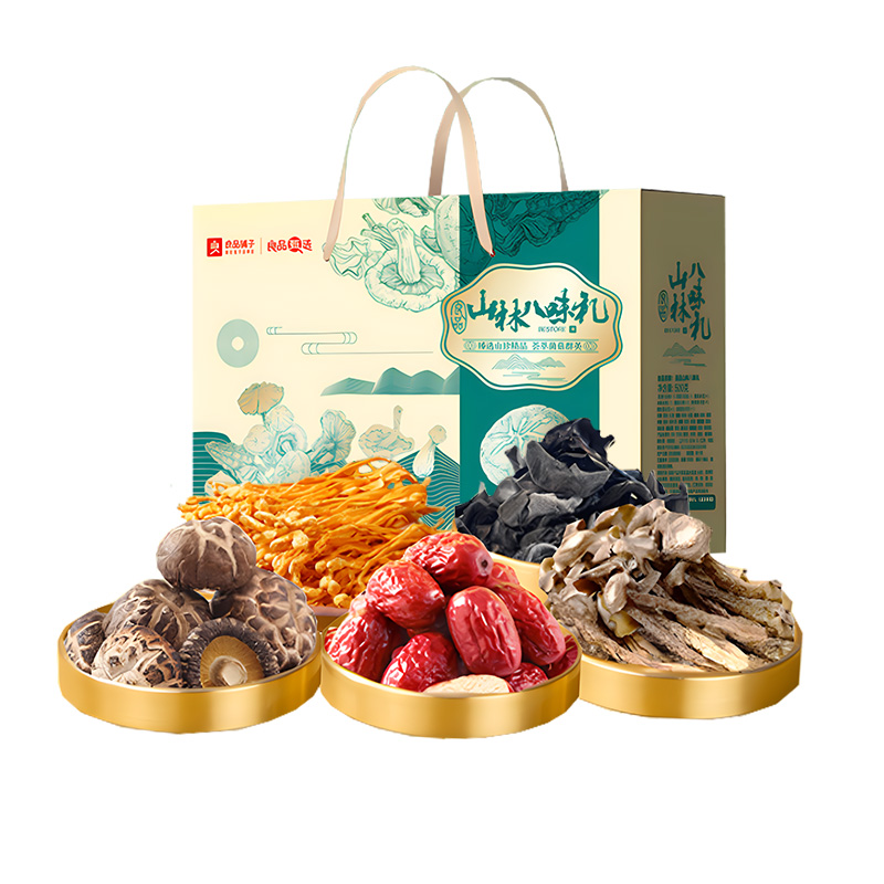 良品铺子山林八味礼500g 单位：盒 拿铁色