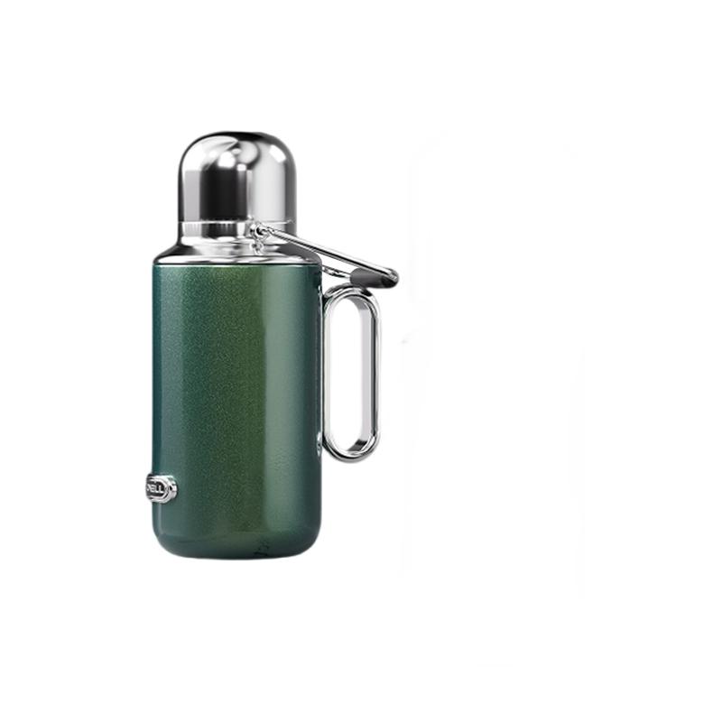 巴米樂（BAMILE）逸致保温提手壶 1000ml BNL-BW1011-1000 绿（个） 绿色