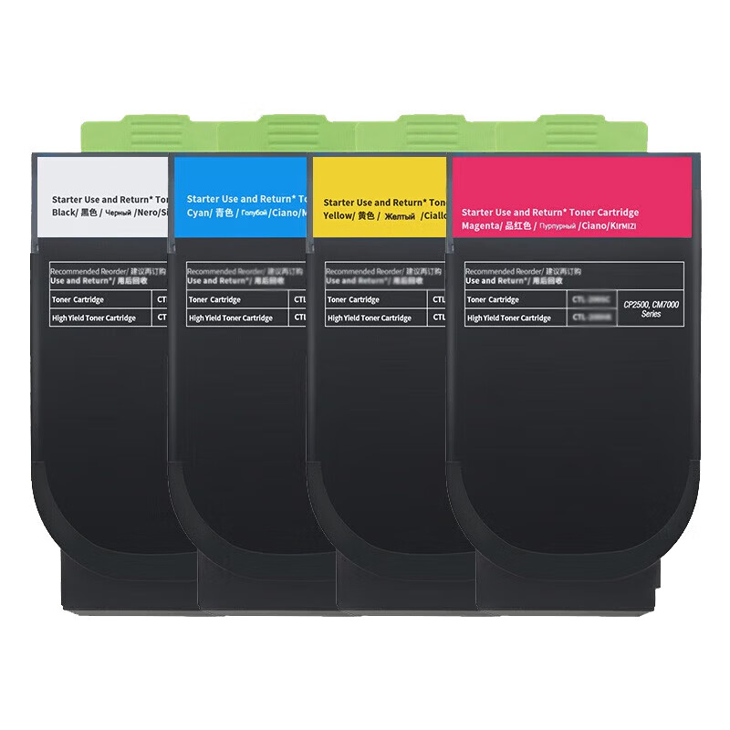 京呈 PLUS CTL-355 粉盒 四色套装 适用奔图CP2515DN/CP2505DN/CP5515DN/CP5165DN 计价单位：套 混色