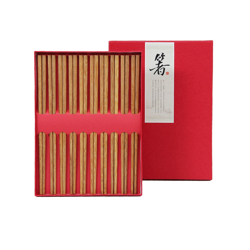 上亨（shangheng） SHZH-KZ03 10双坤木礼品筷 木质筷子无漆无蜡 红色（单位：双）