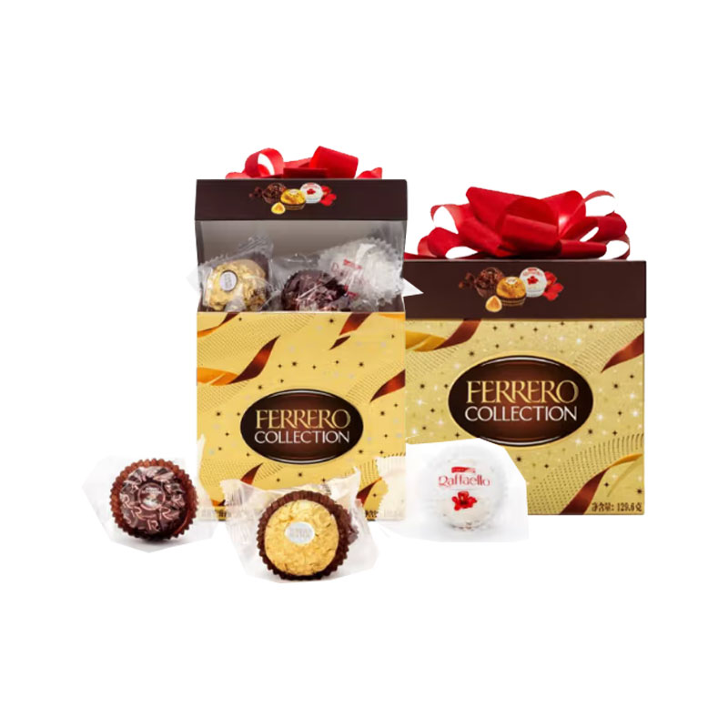 费列罗 巧克力糖果 129.6*2 巧克力糖果礼盒 拿铁色（单位：盒）