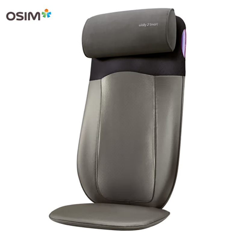 傲胜（OSIM）升级按摩坐垫 按摩椅 颈部背部腰部按摩背垫颈椎按摩器 礼物礼品 智能款OS-290S  单位：个 深灰色