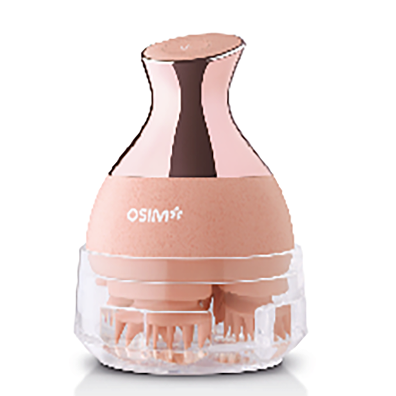 傲胜（OSIM）头部按摩器 uScalp 2 摩力抓抓 头部电动摩力抓抓 头皮抓头按摩器全自动 OS-190实用礼物礼品 单位：个 金色