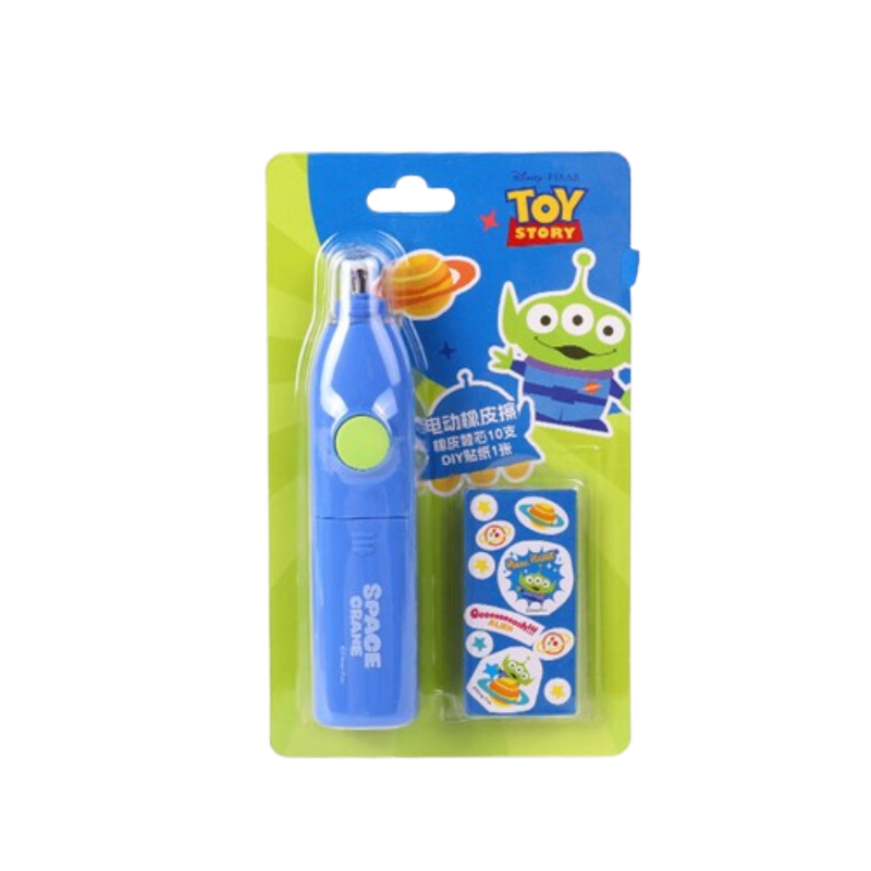 迪士尼(Disney)  电动橡皮擦  素描美术绘画橡皮擦 个 三眼仔 绿色 A72024-T2X