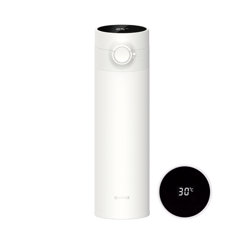 全格（Quange）弹盖温显保温杯BW401（480ml）SJ080602（单位：个） 白色