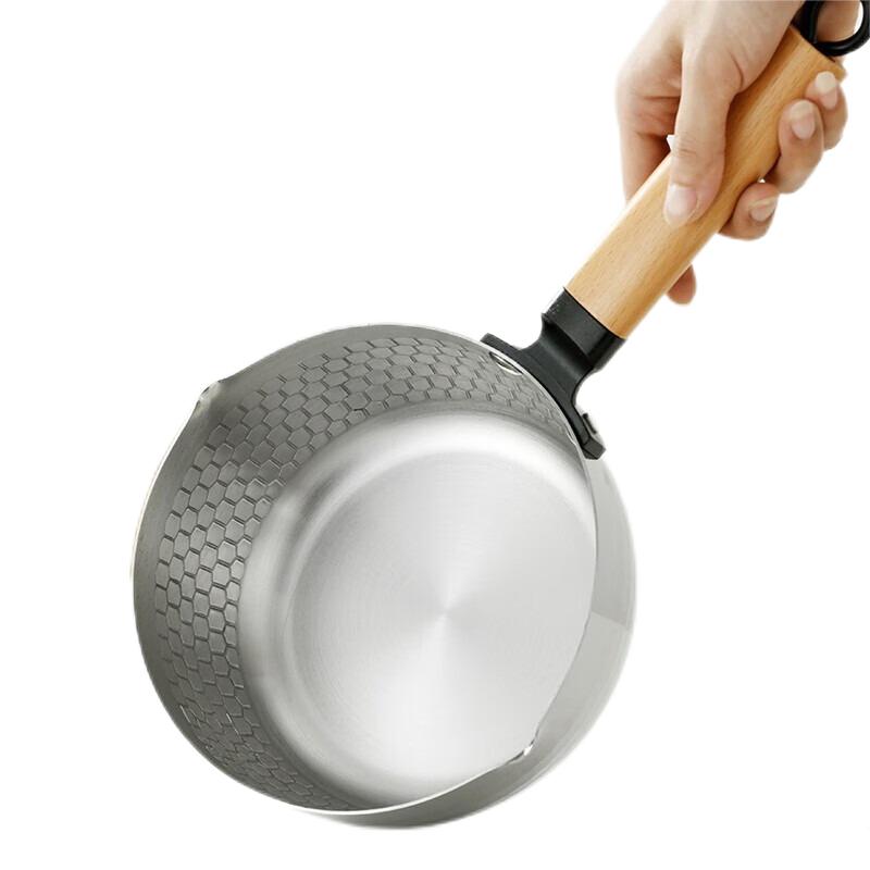 拜格（BAYCO） 奶锅 BG1908 18cm 不锈钢色（单位：个）