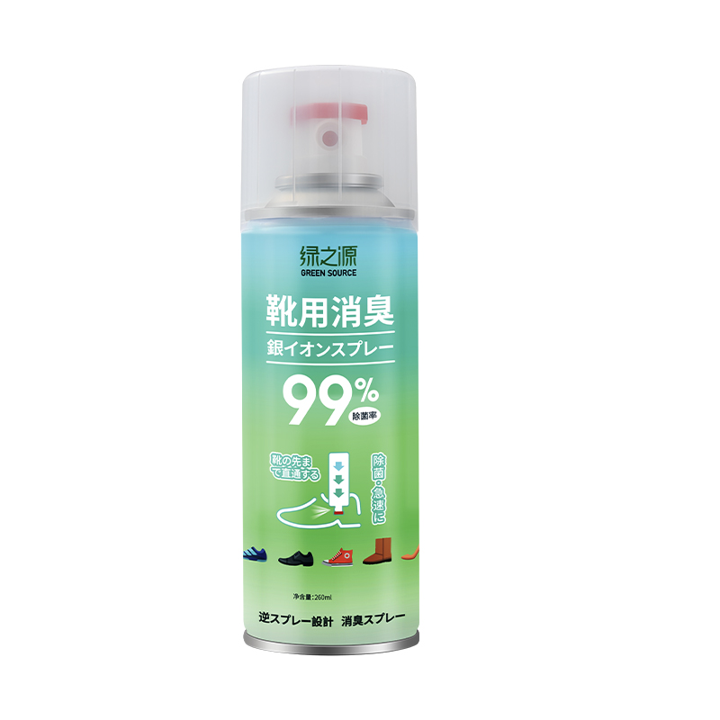 绿之源 银离子鞋袜除臭喷雾260ml（单位：瓶） 绿色