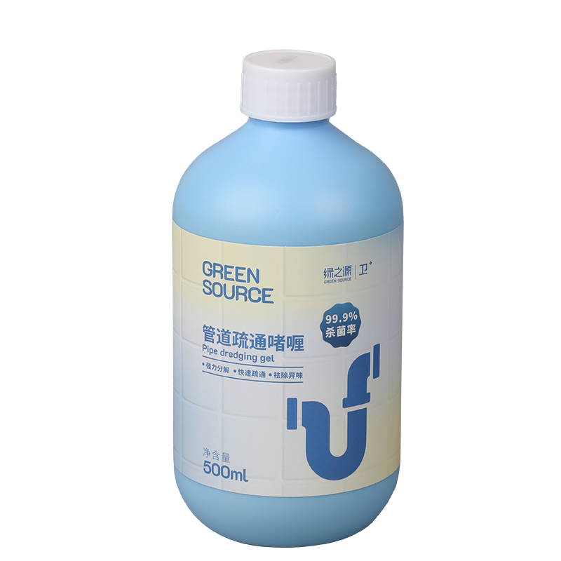 绿之源 管道疏通啫喱 500ml（单位：瓶） 蓝色