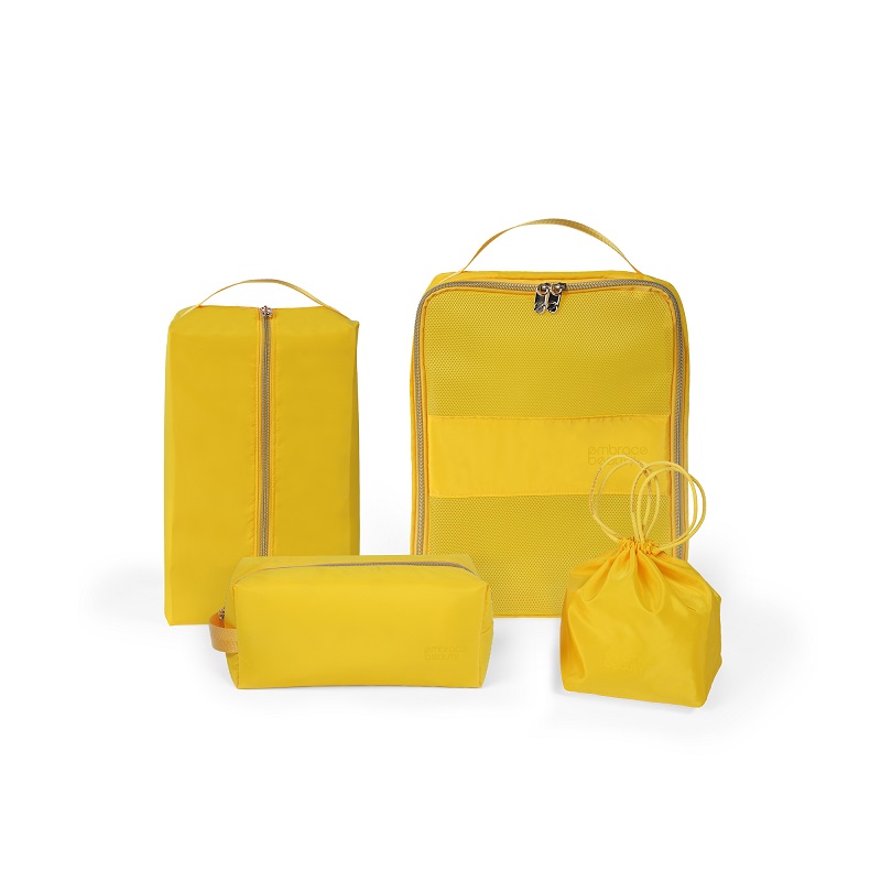 又见美物初遇系列旅行收纳四件套EB4Z07（单位：套） 樱草黄