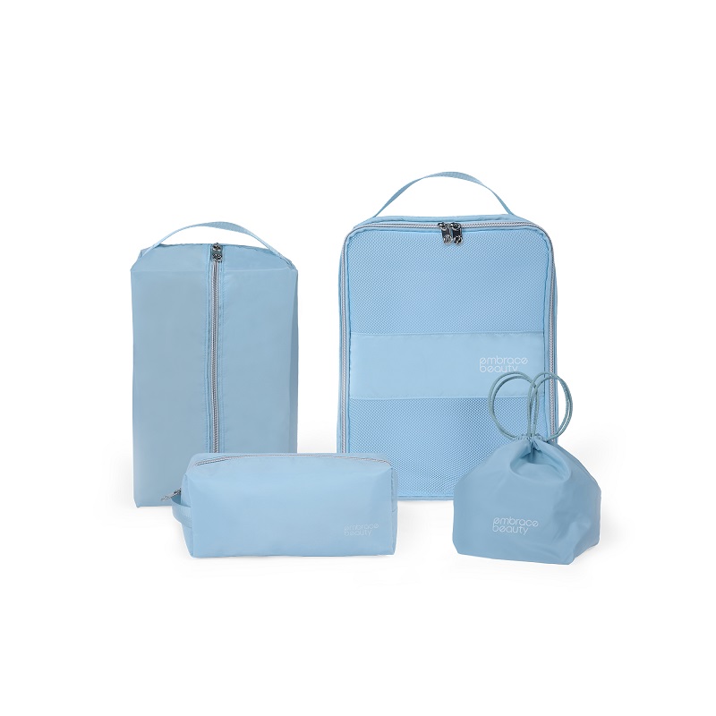 又见美物初遇系列旅行收纳四件套EB4Z07（单位：套） 月白蓝