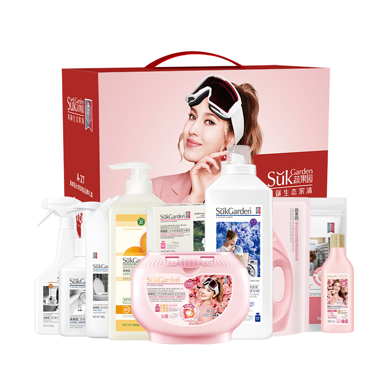 蔬果园 大师调香品牌礼盒10件套 红色