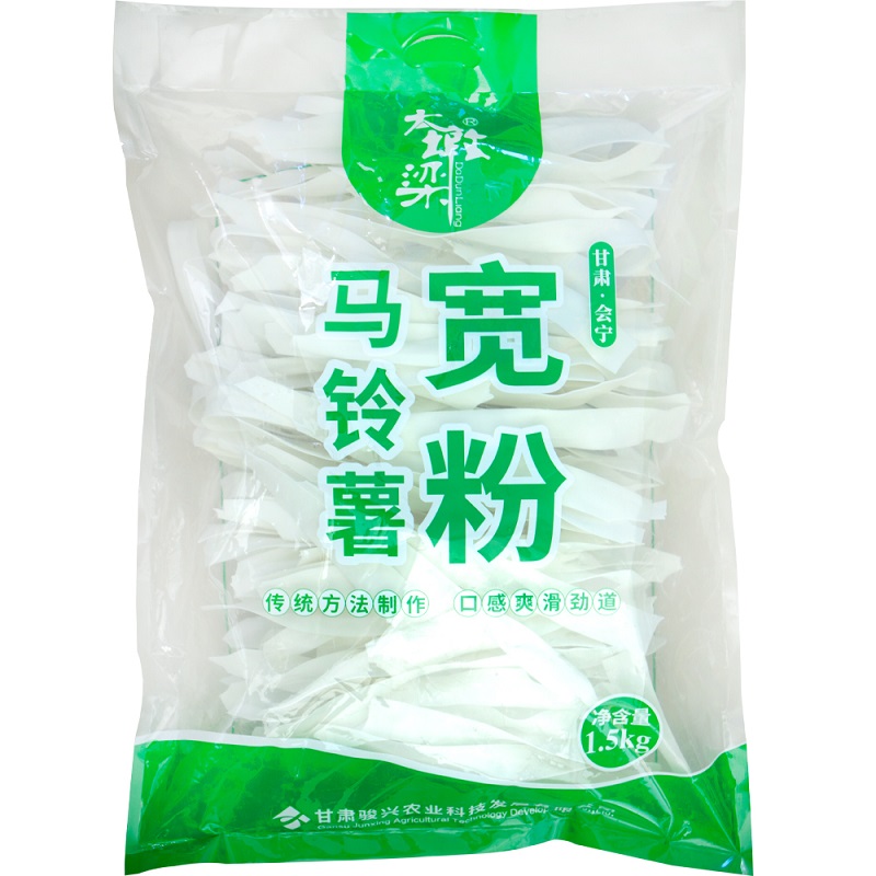 大墩梁 1.5kg宽粉  马铃薯粉条  白色（单位：袋）