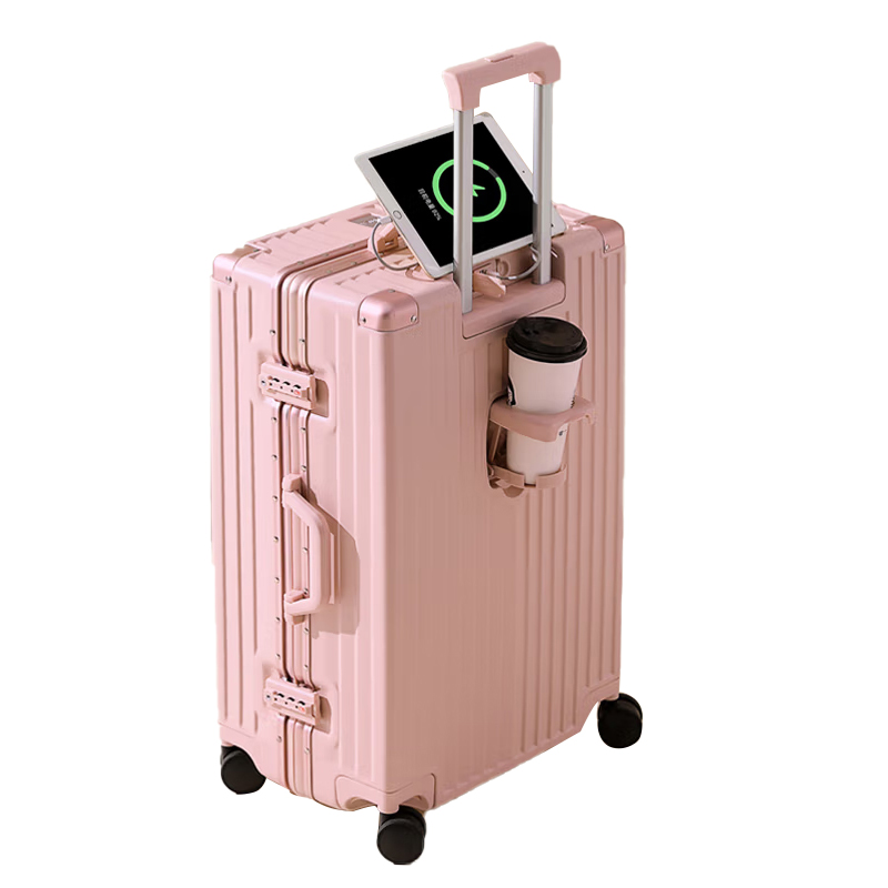 DULA DPX2090 商务系列 铝框行李箱 20寸 樱花粉（单位：个）