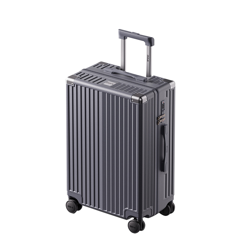 DULA DP2091 商务系列 拉链款行李箱 24寸 深空灰（单位：个）