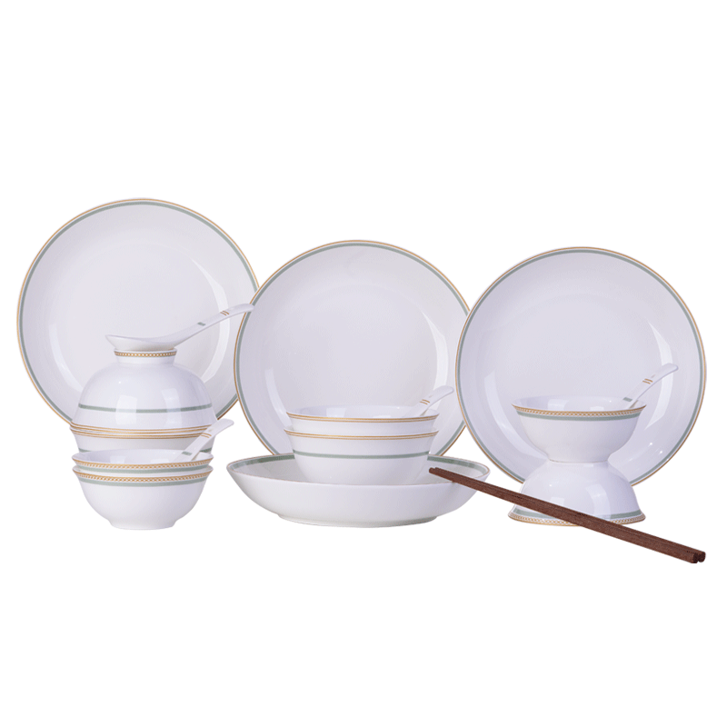 朵彩（DOCARE） DC-B2005T 20头 骨质瓷 餐具 白色（单位：套）