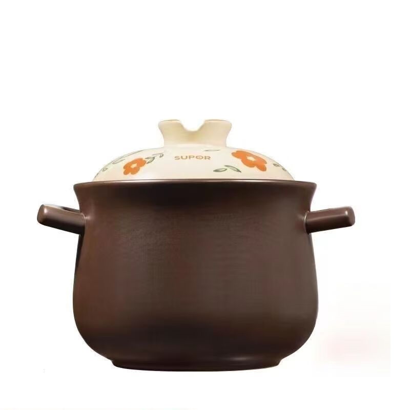 苏泊尔（SUPOR）6L砂锅煲.新陶养生煲&middot;乐享Ⅲ系列&middot;汤煲/TB60A3（个） 棕色