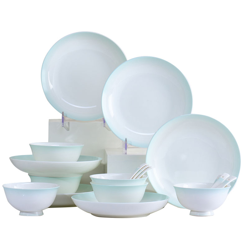 朵彩（DOCARE） DC-B1806T 18头 骨质瓷餐具  白色（单位：套）